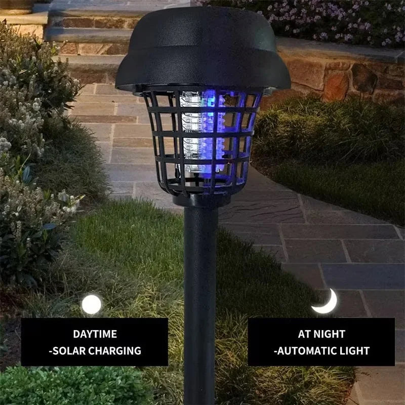 FlameGuard™ Solar Flame Zapper — Torch Light + Mosquito Control in One