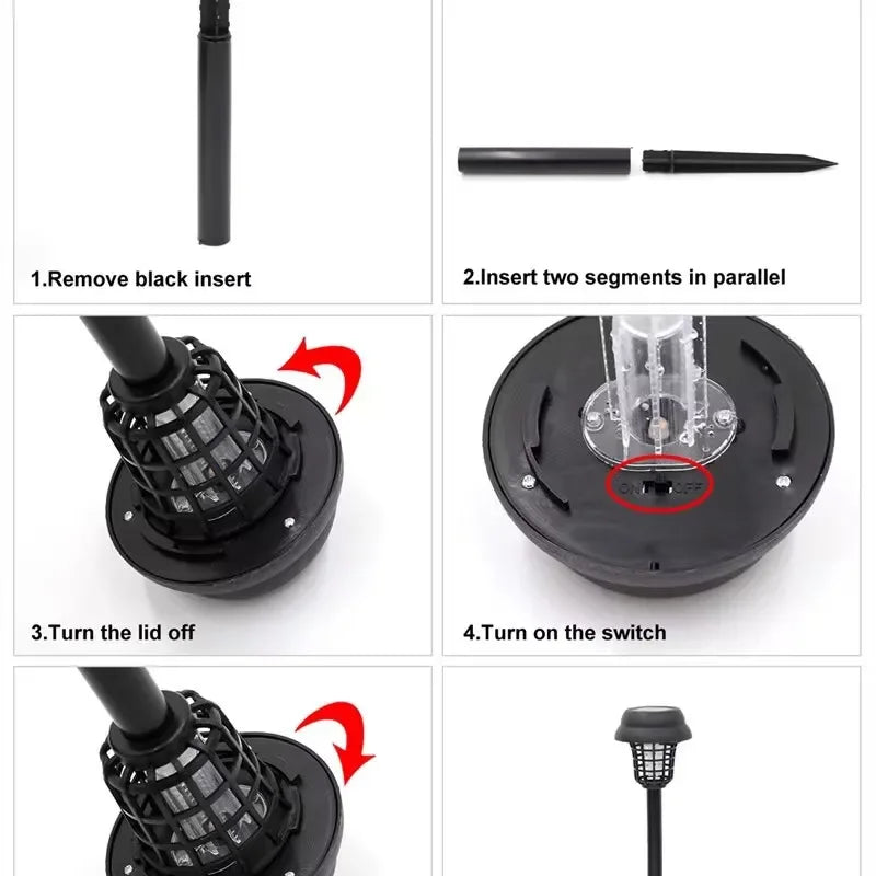 FlameGuard™ Solar Flame Zapper — Torch Light + Mosquito Control in One